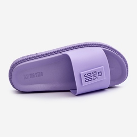 Damen-Flip-Flops Big Star LL274426 Lila 1