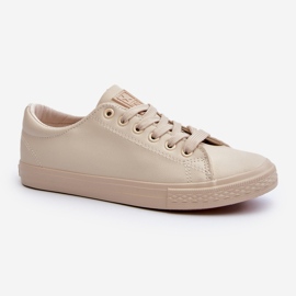 Klassische Leder-Sneaker für Damen in Beige von Misima 2