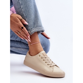 Klassische Leder-Sneaker für Damen in Beige von Misima 1