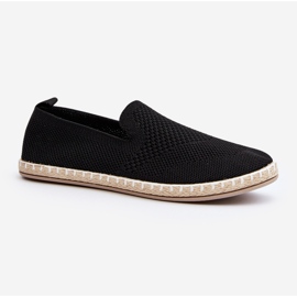 Schwarze Harmonie Damen-Slip-On-Espadrilles 1