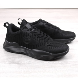 Schwarze Herren-Sportschuhe Big Star LL174248 1