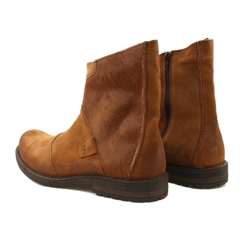 Olivier Leder Herrenstiefel 553KZ rot braun 7