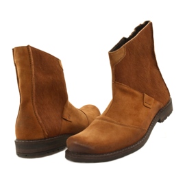 Olivier Leder Herrenstiefel 553KZ rot braun 6