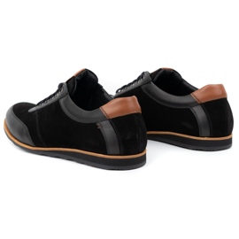 Olivier Herren Lederschuhe 7007KB schwarz 4