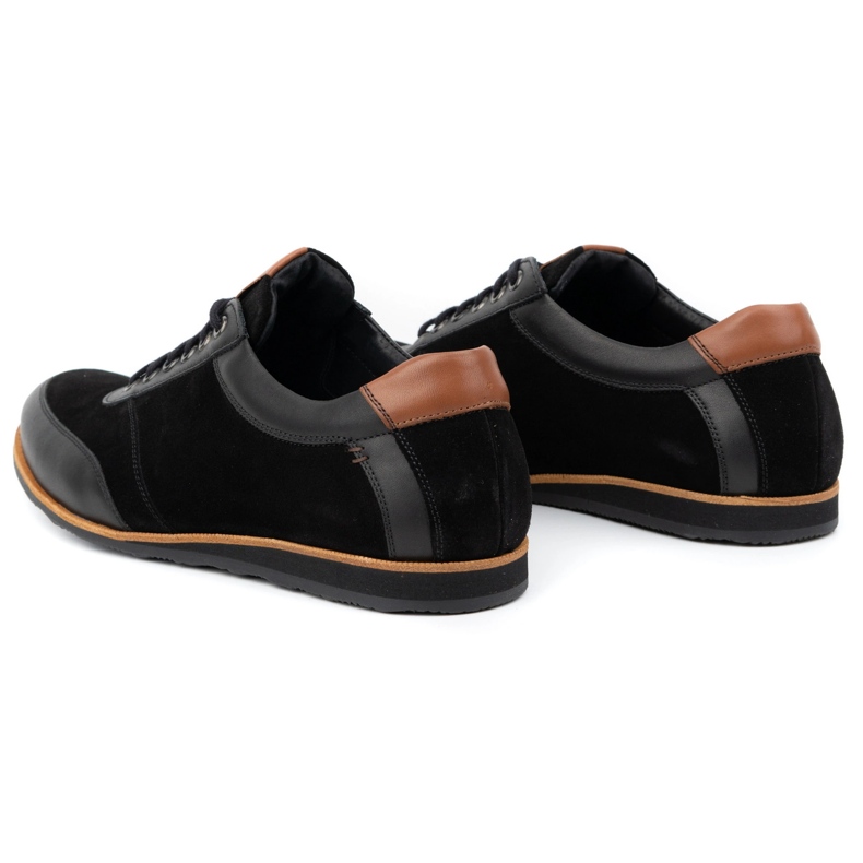 Olivier Herren Lederschuhe 7007KB schwarz 4