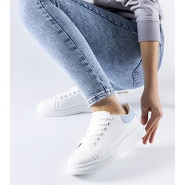 Weiße und blaue Leland-Sneaker 2