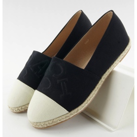 Esapdryle mit geprägten schwarzen Buchstaben T267 braun 1