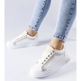 Weiße Mayfield-Plateau-Sneaker 1