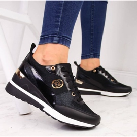 EVento W EVE274A Keilschuhe, schwarz 2