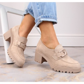 Vinceza W JAN177D Wildlederschuhe, beige 2