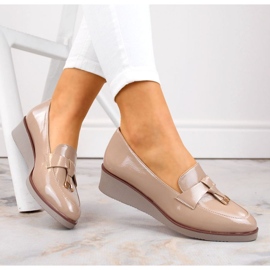 Vinceza W JAN263B Keilschuhe, beige 2