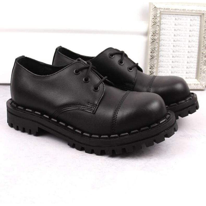 Gregor M GRE1206B Lederstiefel, schwarz 1