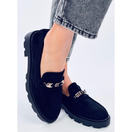 Molla Black Damenmokassins schwarz 1