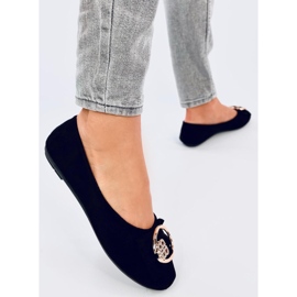 Gauri Schwarze Ballerinas für Damen 2