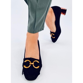 Schwarze Kupfer-Absatzpumps von Weinn 1