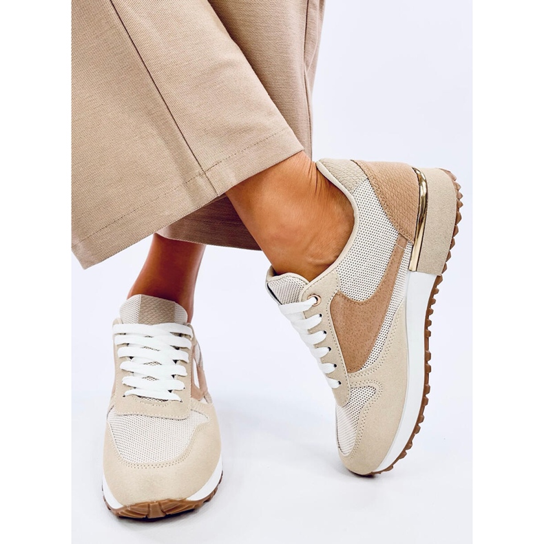 Agassi Beige Damen-Sneaker 1