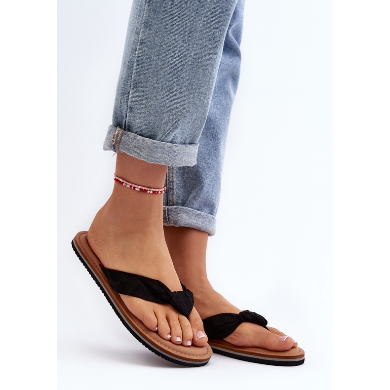 Damen-Flip-Flops Big Star LL274625 Schwarz 2