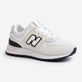 Damen Sport-Sneakers Schuhe Weiß Alettesa 2