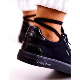 Damen Sneakers Gebunden Cross Jeans JJ2R4039C Schwarz 2