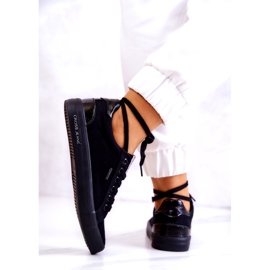 Damen Sneakers Gebunden Cross Jeans JJ2R4039C Schwarz 3