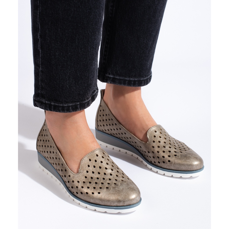 Durchbrochene Goldherren für Damen von Daszyński golden 1