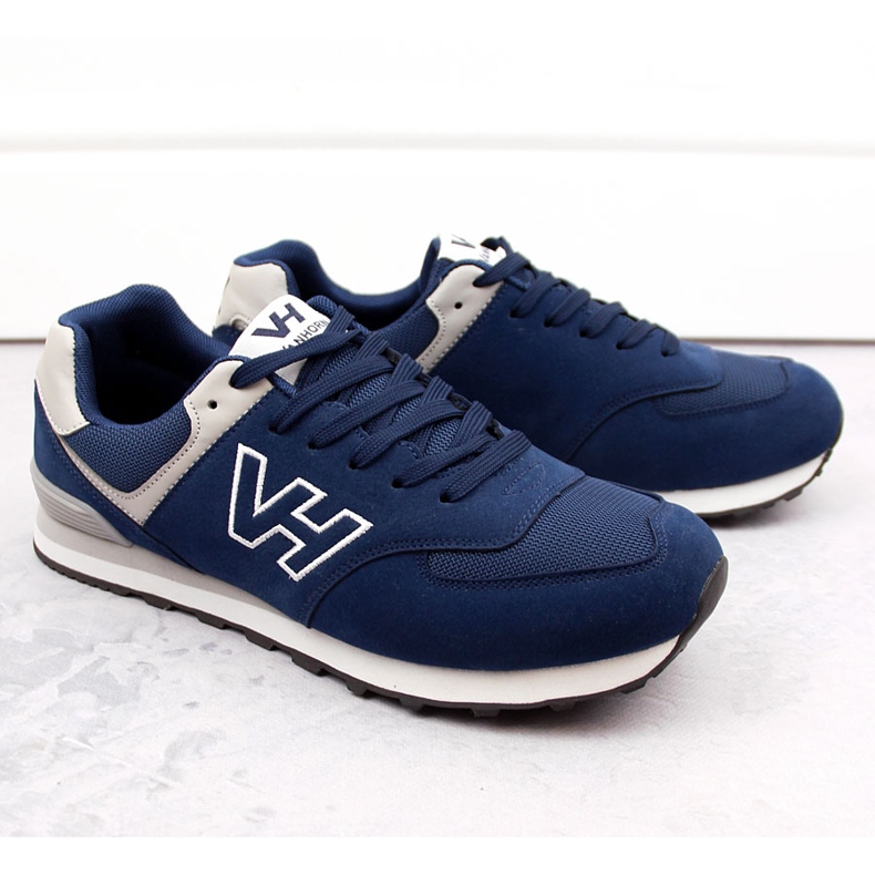 Marineblaue Vanhorn IS27300 Herren-Sportschuhe 1