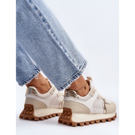 Beigefarbene Ralita-Sportschuhe für Damen 1