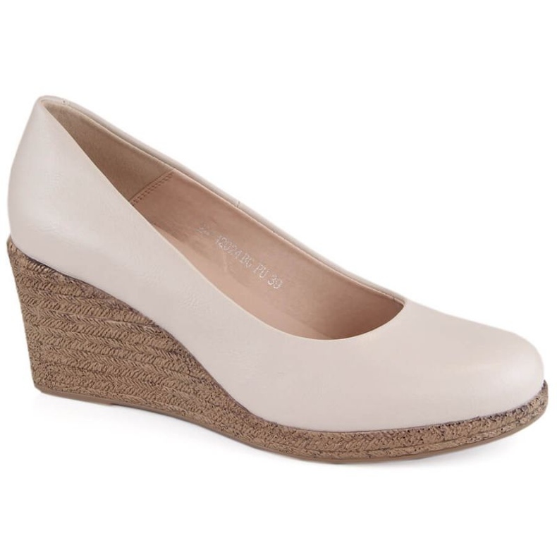 Potocki W WOL132C Keilschuhe, Beige 1
