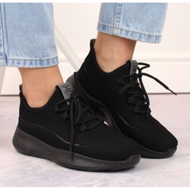 Big Star W INT1961B durchbrochene Sportschuhe, schwarz 2