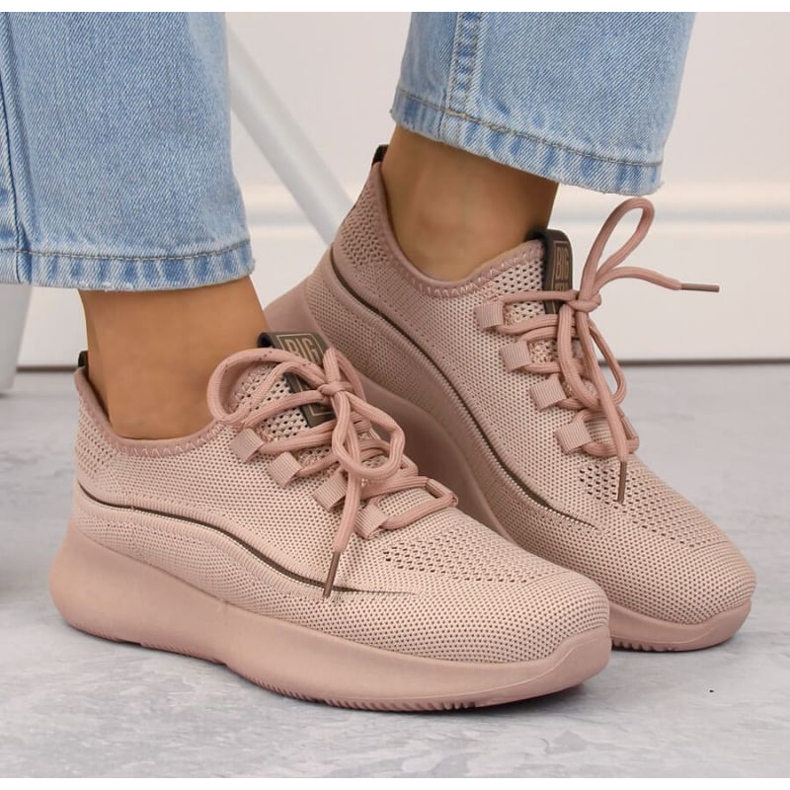 Big Star W INT1961C nackte, durchbrochene Sportschuhe rosa 2