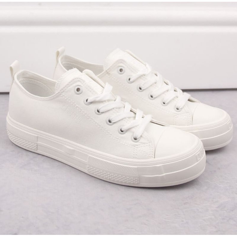 Big Star W INT1963A Plateau-Sneaker, weiß 2