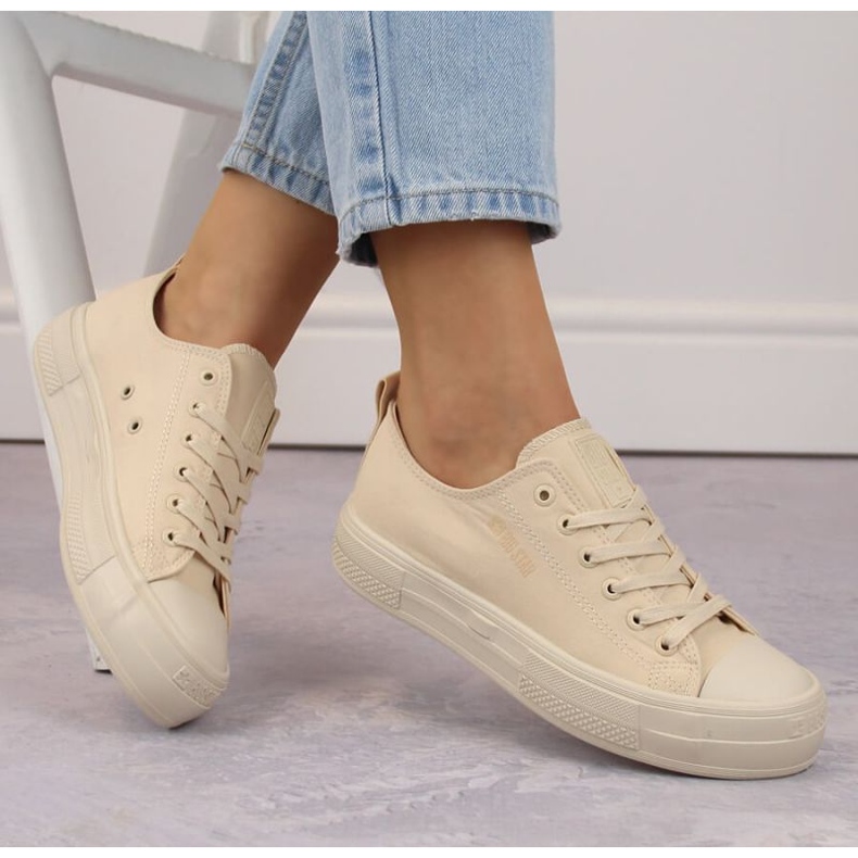 Big Star W INT1963B Plateau-Sneaker, Beige 1