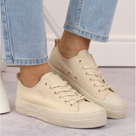 Big Star W INT1963B Plateau-Sneaker, Beige 2