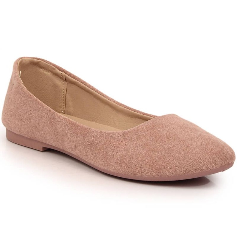 EVento W EVE205C Wildleder-Ballerinas, schmutziges Rosa 2