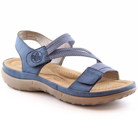 Bequeme Rieker W RKR587 blaue Sandalen 2