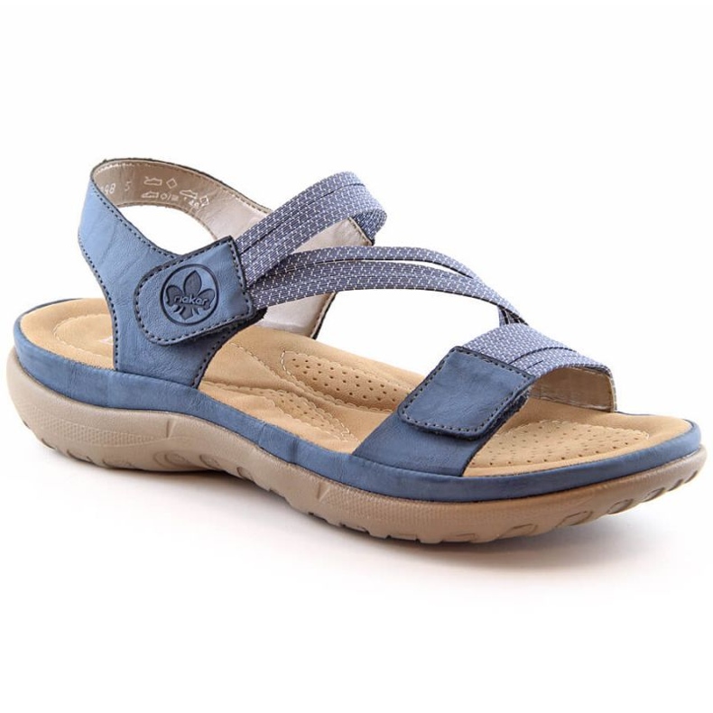 Bequeme Rieker W RKR587 blaue Sandalen 2