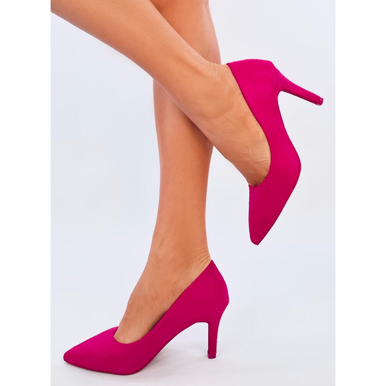 Klassische Damenpumps Eurielle Fuchsia rosa 2