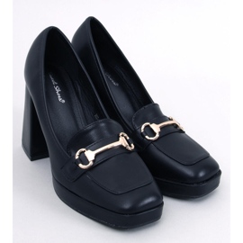 High-Heel-Loafer von Albers Black schwarz 1