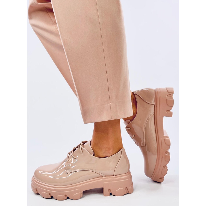 Pragma Nude Loafer mit hoher Sohle beige 2