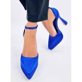 Plateaupumps von Carlie in Marineblau 1