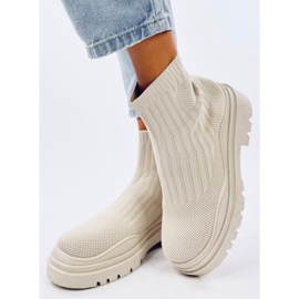 Socken hoher Knöchel Silva Beige 2