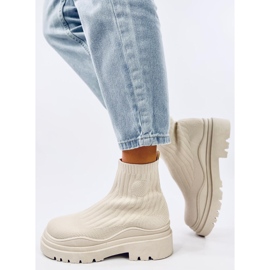 Socken hoher Knöchel Silva Beige 1