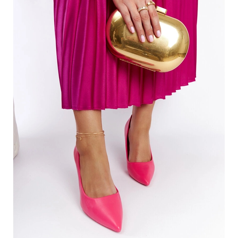 Rosafarbene Rodney-High-Heels 2