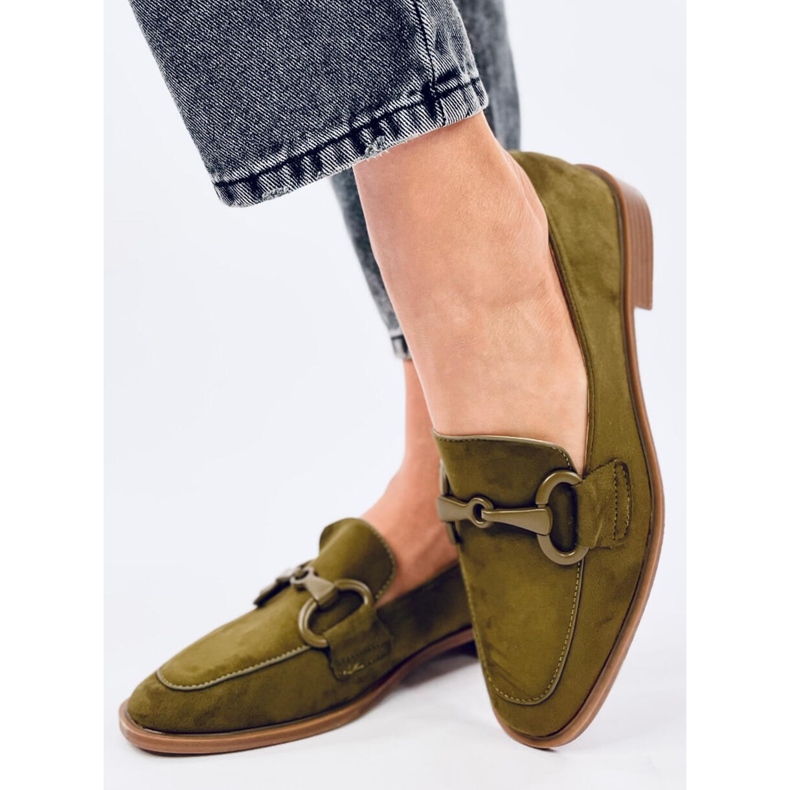 Damenhalbschuhe von Isidora Green grün 2