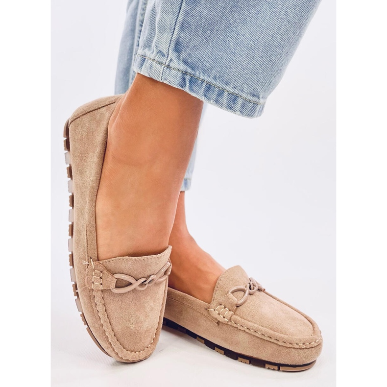Saga Khaki Loafer für Damen beige 2