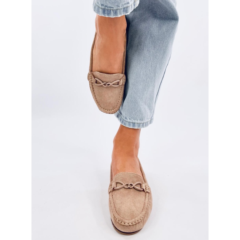Saga Khaki Loafer für Damen beige 1