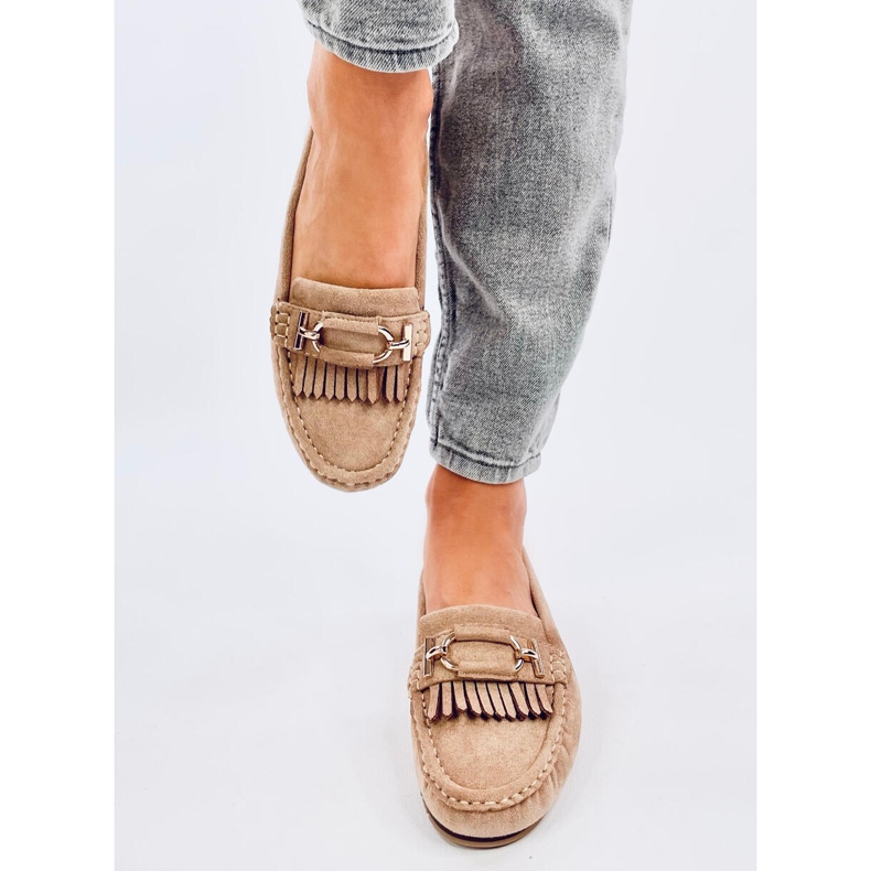 Leif Khaki Damen-Slipper beige 1