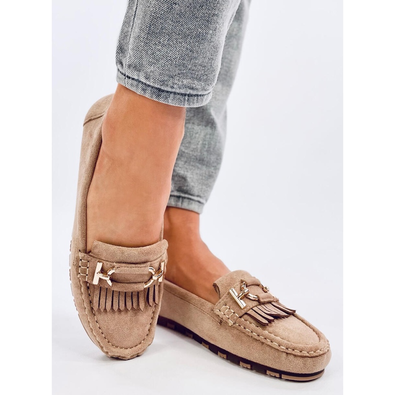 Leif Khaki Damen-Slipper beige 2