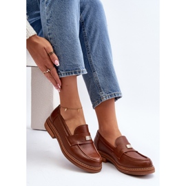 Zazoo 20165 Damen-Ledermokassins, Braun 2