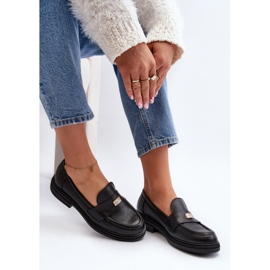 Zazoo 20165 Damen-Ledermokassins, Schwarz 2